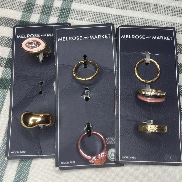Melrose and Market ring sets - Picture 1 of 7